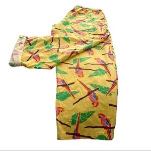 🦜Tommy Hilfiger Flannel Parrot Loungewear Pajama Bottoms 🦜 Excellent Condition 🦜